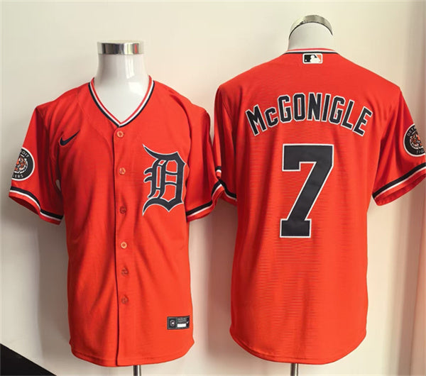 Kevin McGonigle Detroit Tigers orange jersey