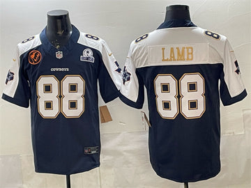 CeeDee Lamb Dallas Cowboys navy Vapor jersey
