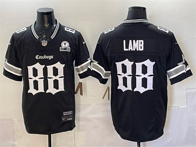 CeeDee Lamb Dallas Cowboys black Vapor jersey
