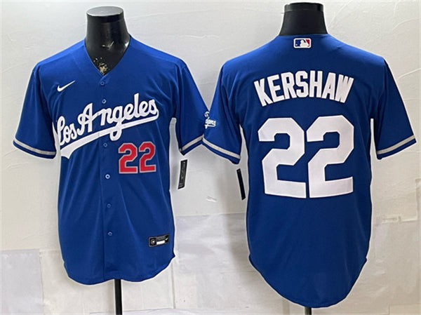 Clayton Kershaw Los Angeles Dodgers royal Alternate jersey