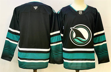 Custom San Jose Sharks black Alternate jersey