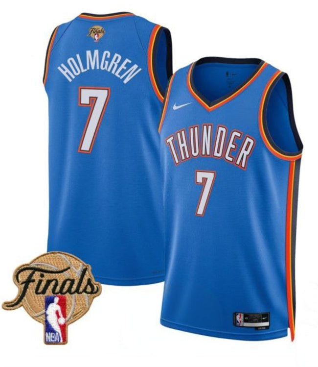 Chet Holmgren Oklahoma City Thunder blue jersey