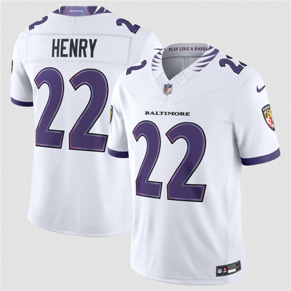 Derrick Henry Baltimore Ravens white Vapor jersey