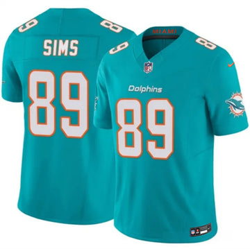 Ben Sims Miami Dolphins aqua Vapor jersey