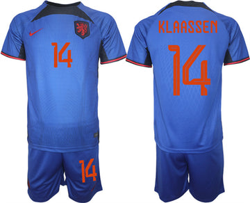 Klaassen Netherlands National Team royal Away jersey