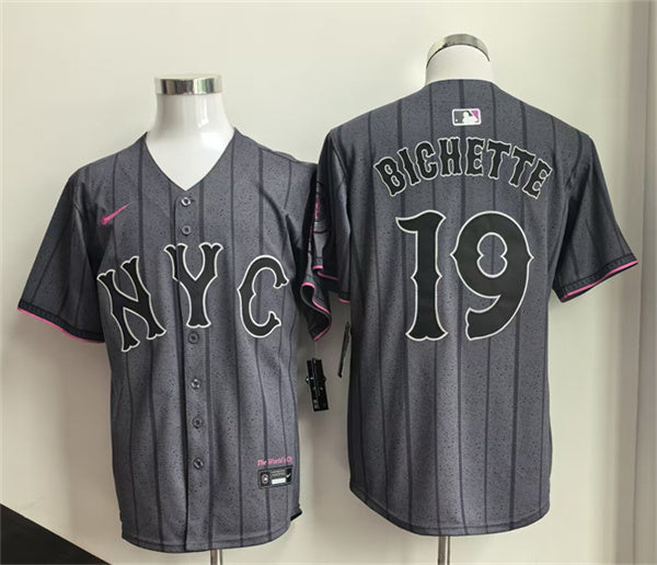 Bo Bichette New York Mets grey City Connect jersey