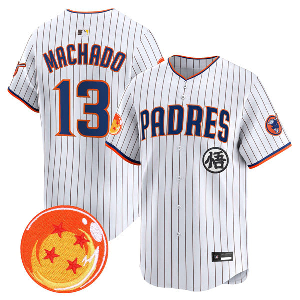 Manny Machado San Diego Padres white Vapor jersey