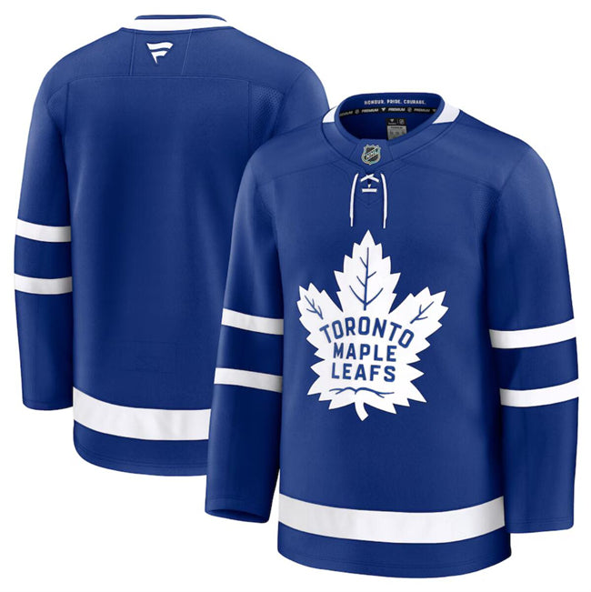 Custom Toronto Maple Leafs blue Home jersey