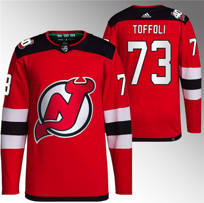 Tyler Toffoli New Jersey Devils red jersey