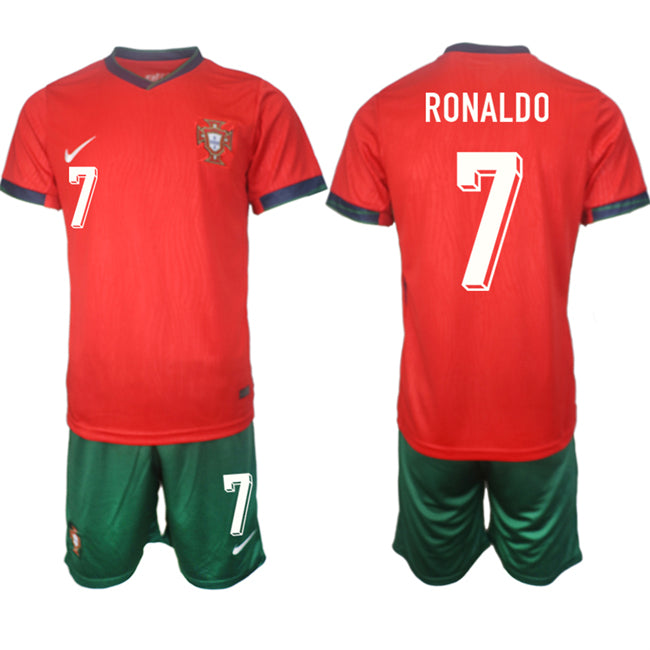 Ronaldo Portugal National Team red Home jersey