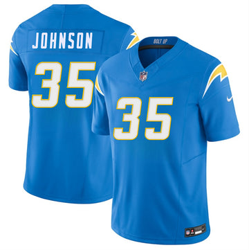 Amar Johnson Los Angeles Chargers blue Vapor jersey