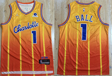 LaMelo Ball Charlotte Hornets orange City Edition jersey