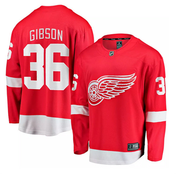 John Gibson Detroit Red Wings red Home jersey