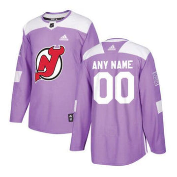 Custom New Jersey Devils purple jersey