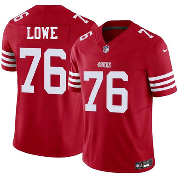 Vederian Lowe San Francisco 49ers red Vapor jersey