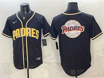Team Big Logo San Diego Padres black Fashion jersey