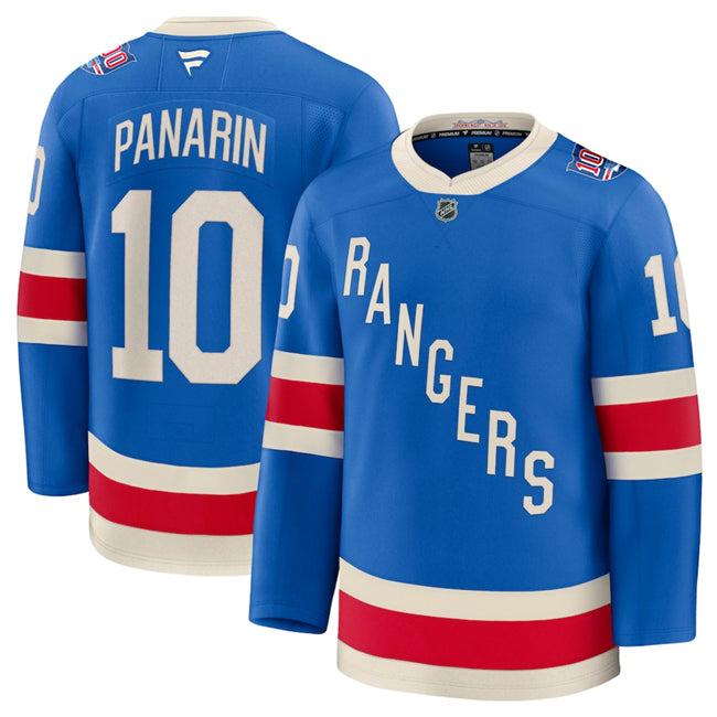 Artemi Panarin New York Rangers blue jersey