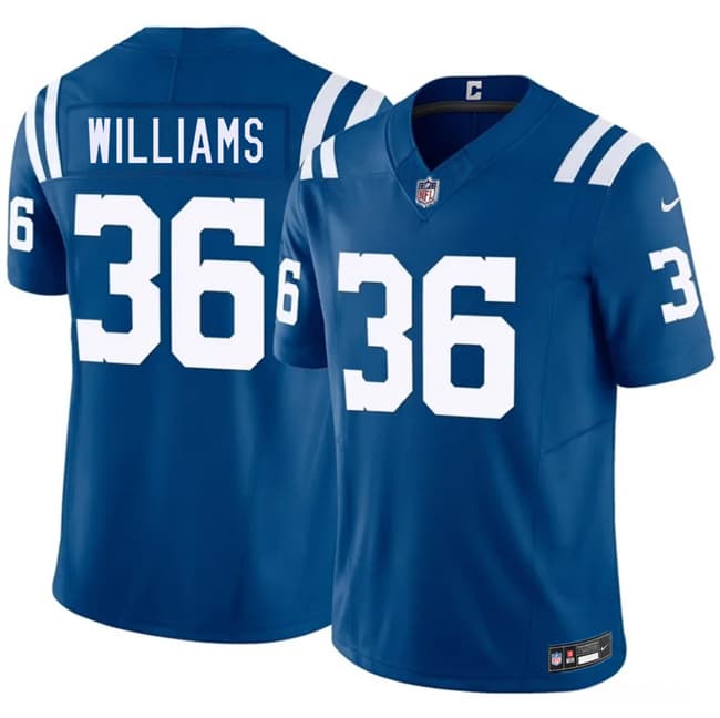 Roydell Williams Indianapolis Colts blue Vapor jersey