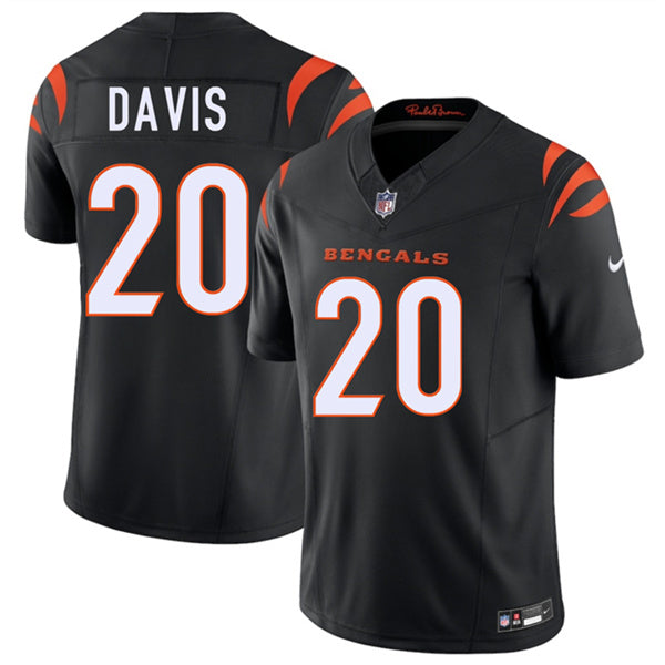 Tacario Davis Cincinnati Bengals black Vapor jersey