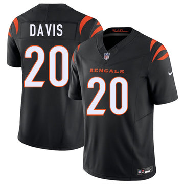 Tacario Davis Cincinnati Bengals black Vapor jersey