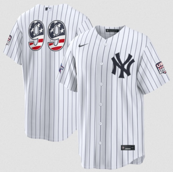 Aaron Judge New York Yankees white All-Star jersey