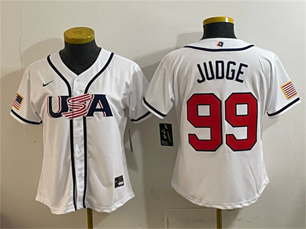 Aaron Judge USA Baseball white Classic jersey