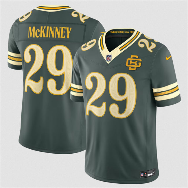 Xavier McKinney Green Bay Packers green Limited jersey