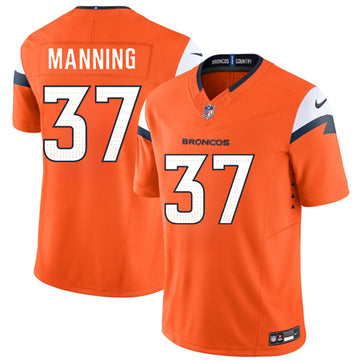 Paul Manning Denver Broncos orange Vapor jersey