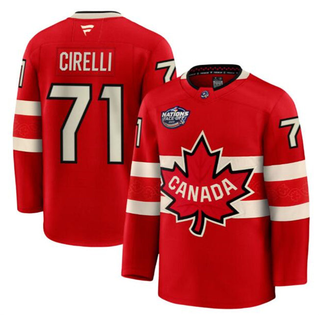 Anthony Cirelli Team Canada red jersey