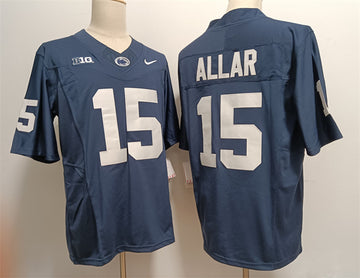 Drew Allar Penn State Nittany Lions navy jersey