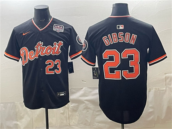 Kirk Gibson Detroit Tigers black Vapor jersey