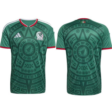 Custom Mexico National Team green Home jersey