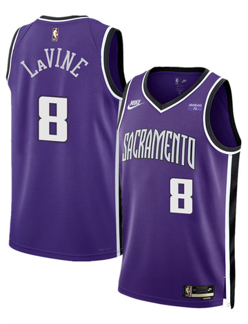 Zach LaVine Sacramento Kings purple Classic jersey