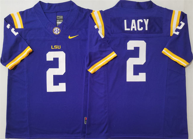 Kyren Lacy LSU Tigers purple jersey