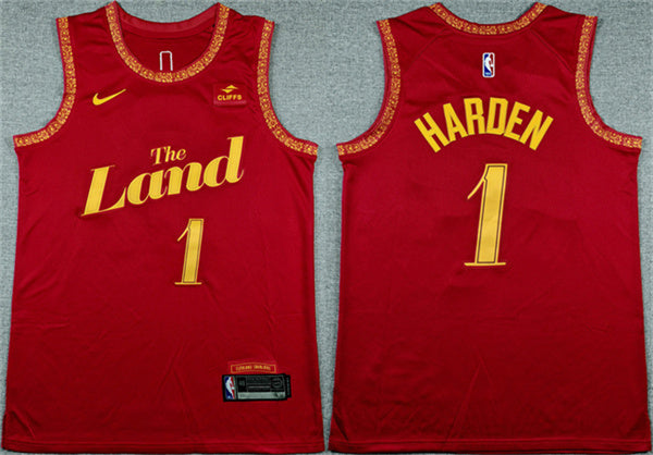 James Harden Wine Cleveland Cavaliers City Edition jersey