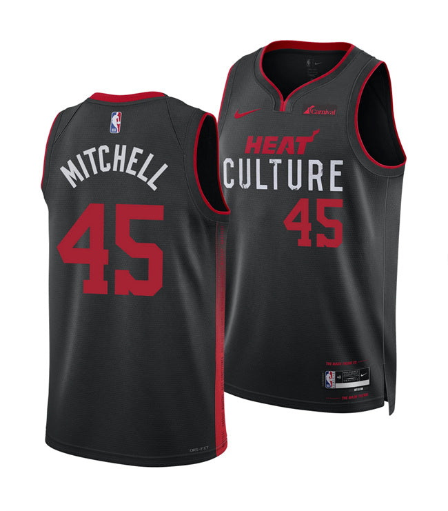 Davion Mitchell Miami Heat black City Edition jersey