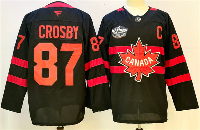 Sidney Crosby Team Canada black jersey