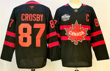Sidney Crosby Team Canada black jersey