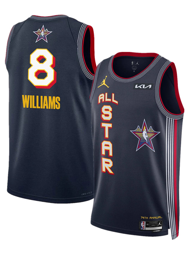 Jalen Williams NBA All-Star navy jersey