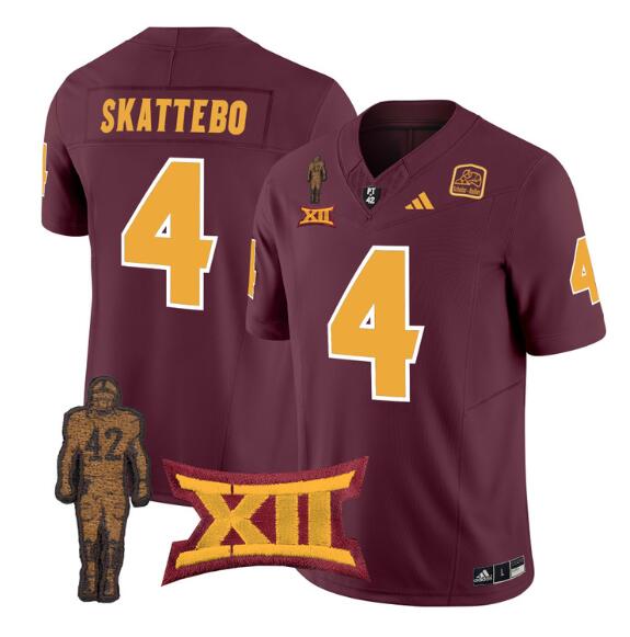 Cam Skattebo Arizona State Sun Devils maroon Vapor jersey