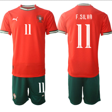 Fábio Silva Portugal National Team red Home jersey