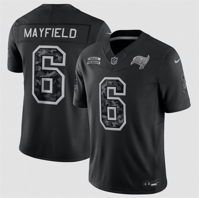 Baker Mayfield Tampa Bay Buccaneers black Salute To Service jersey