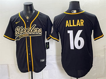 Drew Allar Pittsburgh Steelers black jersey