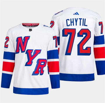 Filip Chytil New York Rangers white Stadium Series jersey