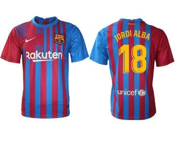 Jordi Alba Barcelona Home jersey