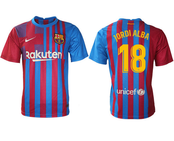 Jordi Alba Barcelona Home jersey
