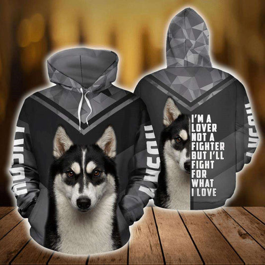 Siberian Husky Galaxy 3D Print Hoodie
