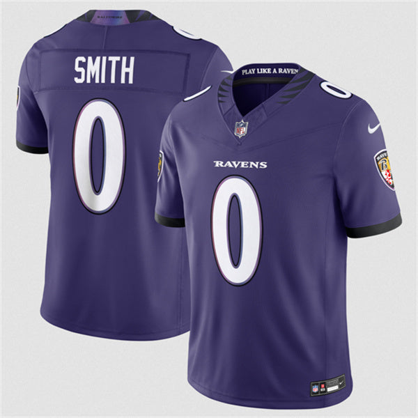 Roquan Smith Baltimore Ravens purple Vapor jersey
