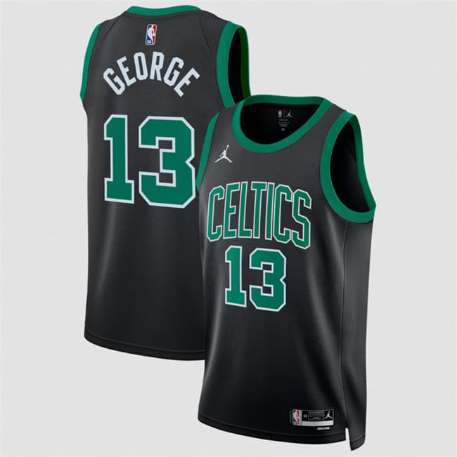 Paul George Boston Celtics black jersey