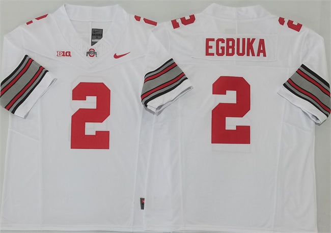 Emeka Egbuka Ohio State Buckeyes white Limited jersey